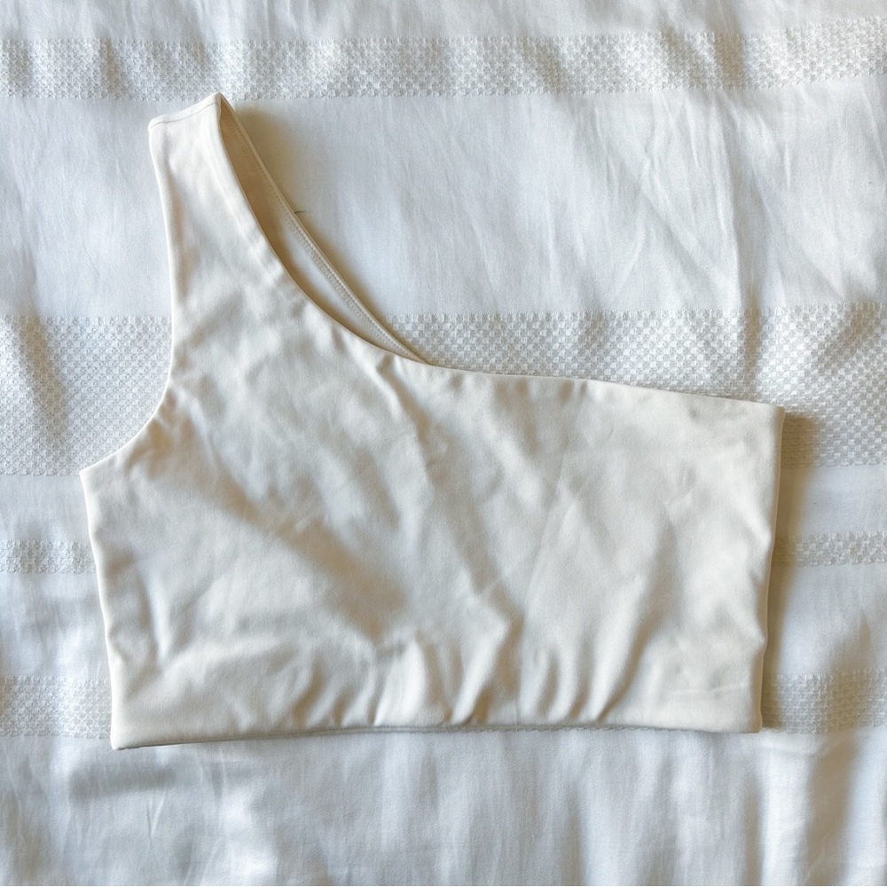 EUC Girlfriend Collective Bianca One-Shoulder Bra Size M